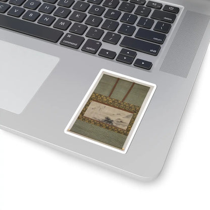 Sōami - Rainy Landscape - 17th century v2 - STICKER Vinyl Kiss-Cut Decal