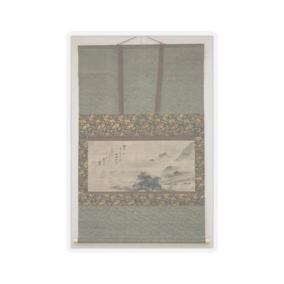 Sōami - Rainy Landscape - 17th century v2 - STICKER Vinyl Kiss-Cut Decal