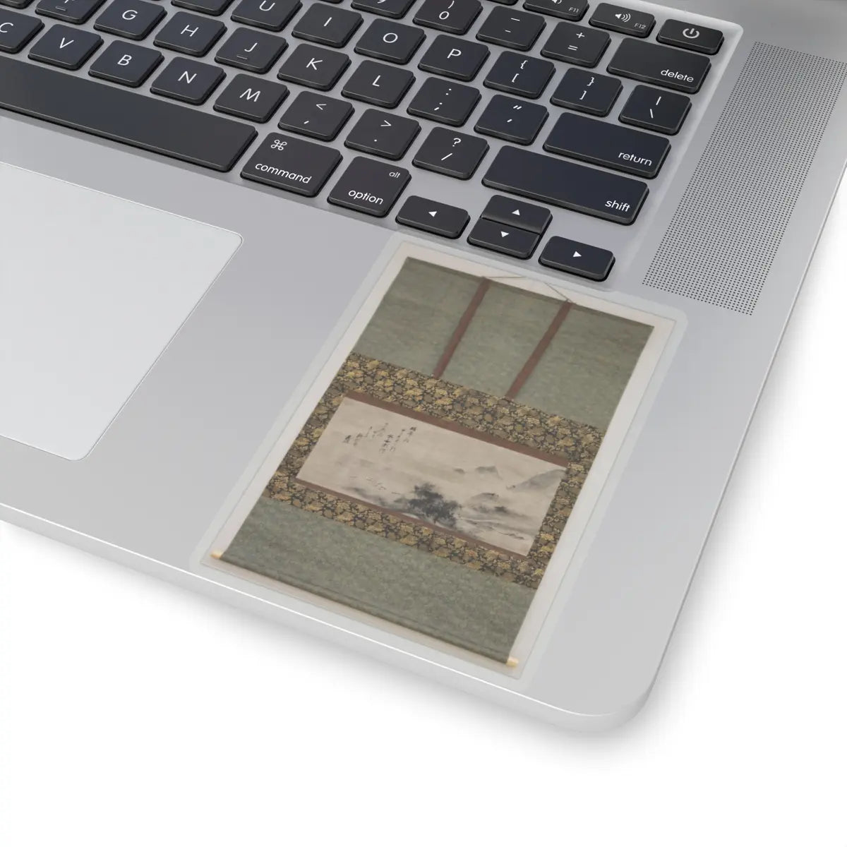 Sōami - Rainy Landscape - 17th century v2 - STICKER Vinyl Kiss-Cut Decal