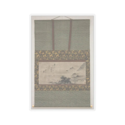 Sōami - Rainy Landscape - 17th century v2 - STICKER Vinyl Kiss-Cut Decal