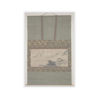 Sōami - Rainy Landscape - 17th century v2 - STICKER Vinyl Kiss-Cut Decal