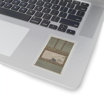 Sōami - Rainy Landscape - 17th century v2 - STICKER Vinyl Kiss-Cut Decal