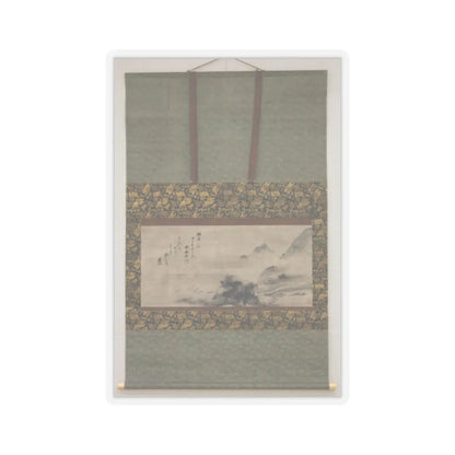 Sōami - Rainy Landscape - 17th century v2 - STICKER Vinyl Kiss-Cut Decal