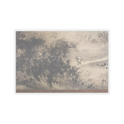 Sōami - Rainy Landscape - 17th century v6 - STICKER Vinyl Kiss-Cut Decal