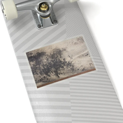 Sōami - Rainy Landscape - 17th century v6 - STICKER Vinyl Kiss-Cut Decal