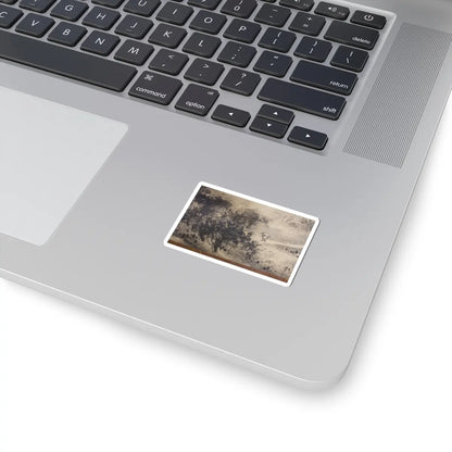 Sōami - Rainy Landscape - 17th century v6 - STICKER Vinyl Kiss-Cut Decal