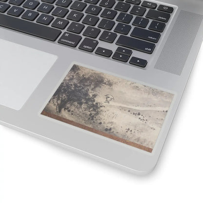 Sōami - Rainy Landscape - 17th century v8 - STICKER Vinyl Kiss-Cut Decal