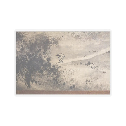 Sōami - Rainy Landscape - 17th century v8 - STICKER Vinyl Kiss-Cut Decal