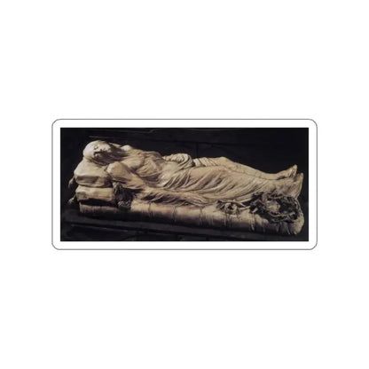 SAMMARTINO, Giuseppe - Dead Christ Lying in the Shroud (Artwork) STICKER Vinyl Die-Cut Decal White Die-Cut 2 Inch - The Sticker Space