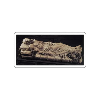 SAMMARTINO, Giuseppe - Dead Christ Lying in the Shroud (Artwork) STICKER Vinyl Die-Cut Decal White Die-Cut 3 Inch - The Sticker Space