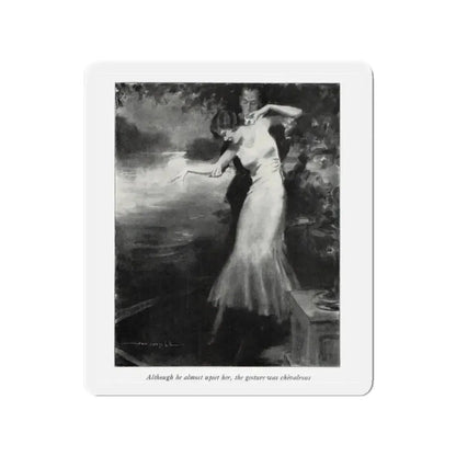 Samuel Camuel (1), McCall's magazine, February 1932 (Magazine Illustration) Refrigerator Magnet 2 Inch Die-Cut - The Sticker Space