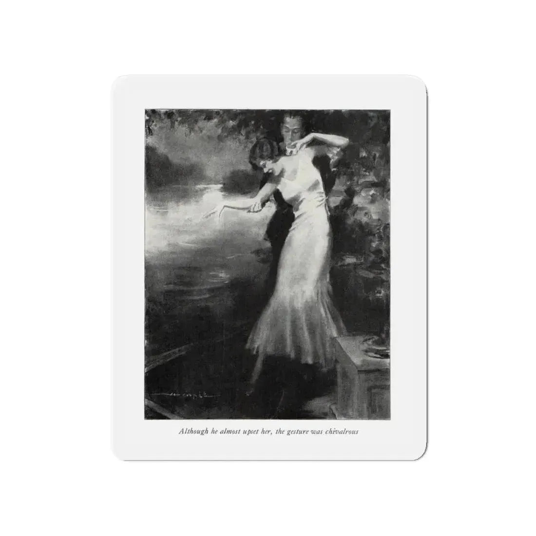 Samuel Camuel (1), McCall's magazine, February 1932 (Magazine Illustration) Refrigerator Magnet 4 Inch Die-Cut - The Sticker Space