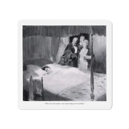 Samuel Camuel (2), McCall's magazine, February 1932 (Magazine Illustration) Refrigerator Magnet 2 Inch Die-Cut - The Sticker Space