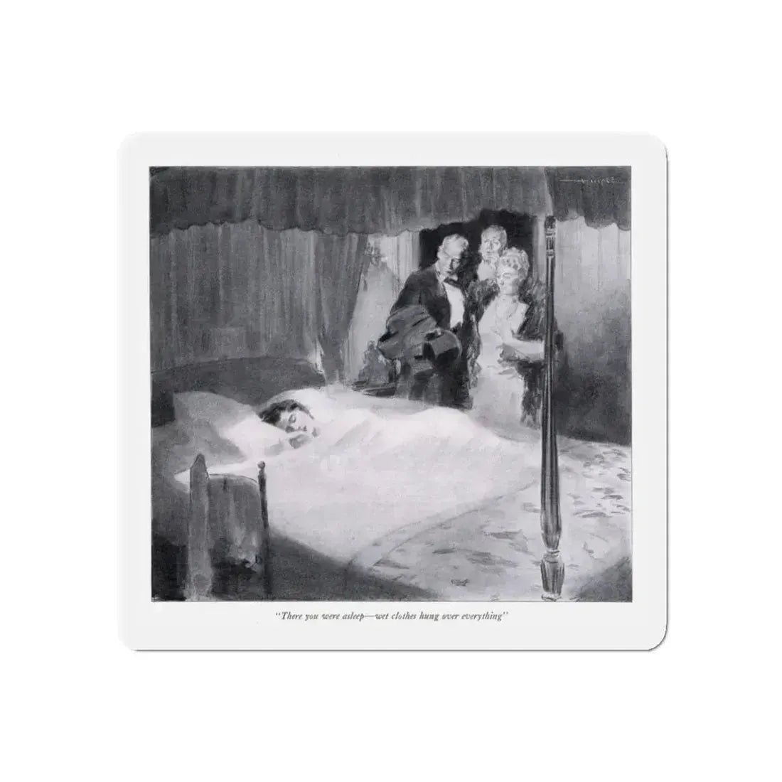 Samuel Camuel (2), McCall's magazine, February 1932 (Magazine Illustration) Refrigerator Magnet 3 Inch Die-Cut - The Sticker Space