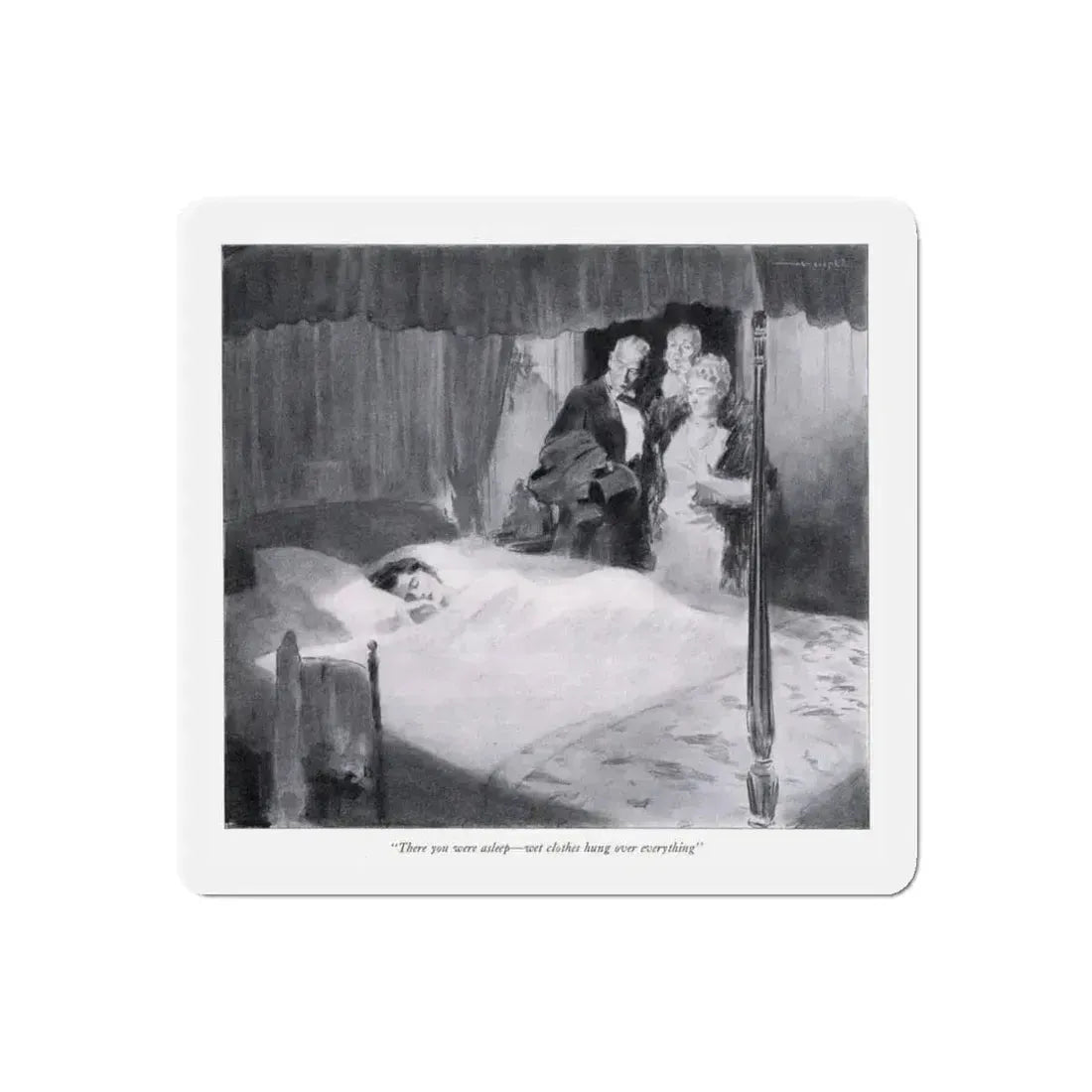 Samuel Camuel (2), McCall's magazine, February 1932 (Magazine Illustration) Refrigerator Magnet 5 Inch Die-Cut - The Sticker Space