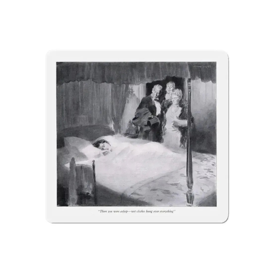 Samuel Camuel (2), McCall's magazine, February 1932 (Magazine Illustration) Refrigerator Magnet 6 Inch Die-Cut - The Sticker Space