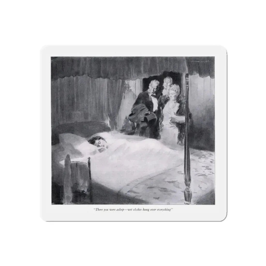 Samuel Camuel (2), McCall's magazine, February 1932 (Magazine Illustration) Refrigerator Magnet - The Sticker Space