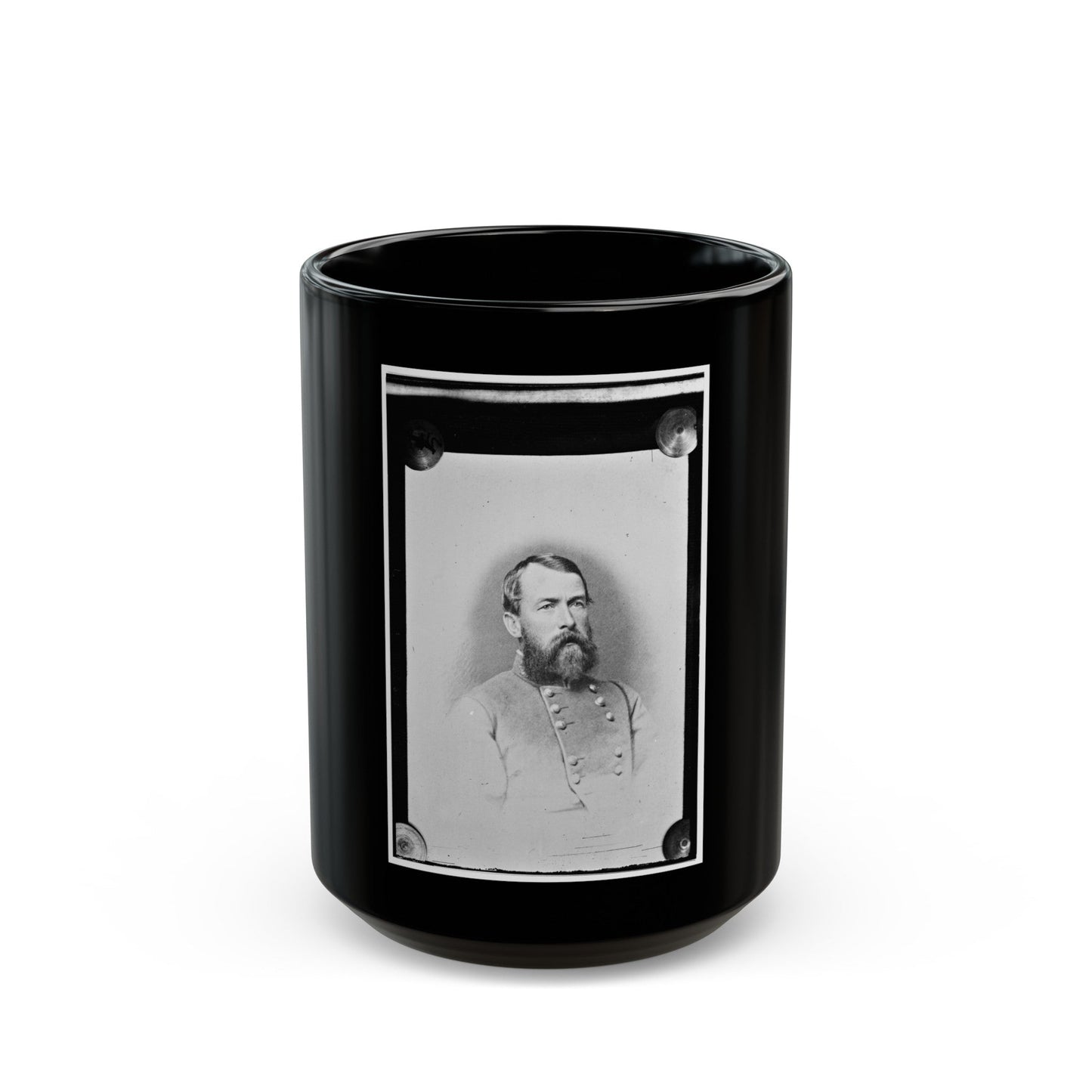 Samuel Jones (U.S. Civil War) Black Coffee Mug-15oz-The Sticker Space