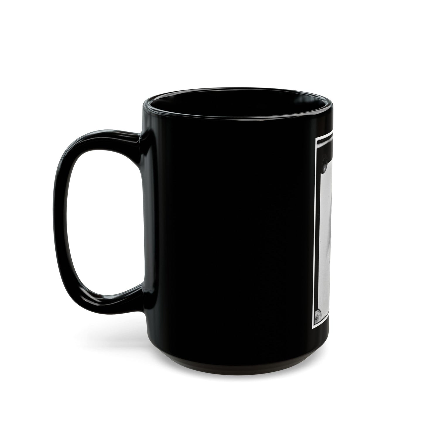 Samuel Jones (U.S. Civil War) Black Coffee Mug-The Sticker Space