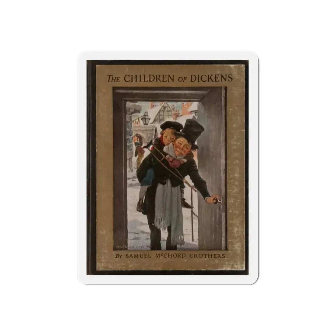 Samuel McChord Crothers. The Children of Dickens. New York. Charles Scribner's Sons, 1931 (Magazine Illustration) Refrigerator Magnet - The Sticker Space