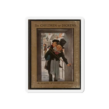 Samuel McChord Crothers. The Children of Dickens. New York. Charles Scribner's Sons, 1931 (Magazine Illustration) Refrigerator Magnet - The Sticker Space