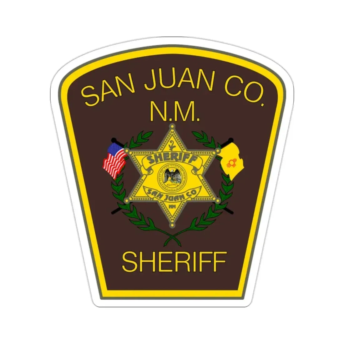 San Juan County NM Sherrif Department STICKER Vinyl Die-Cut Decal 2 Inch - The Sticker Space