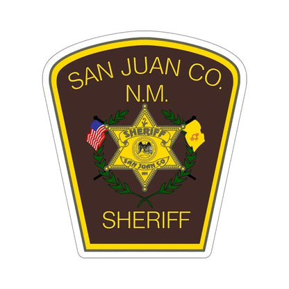 San Juan County NM Sherrif Department STICKER Vinyl Die-Cut Decal 6 Inch - The Sticker Space