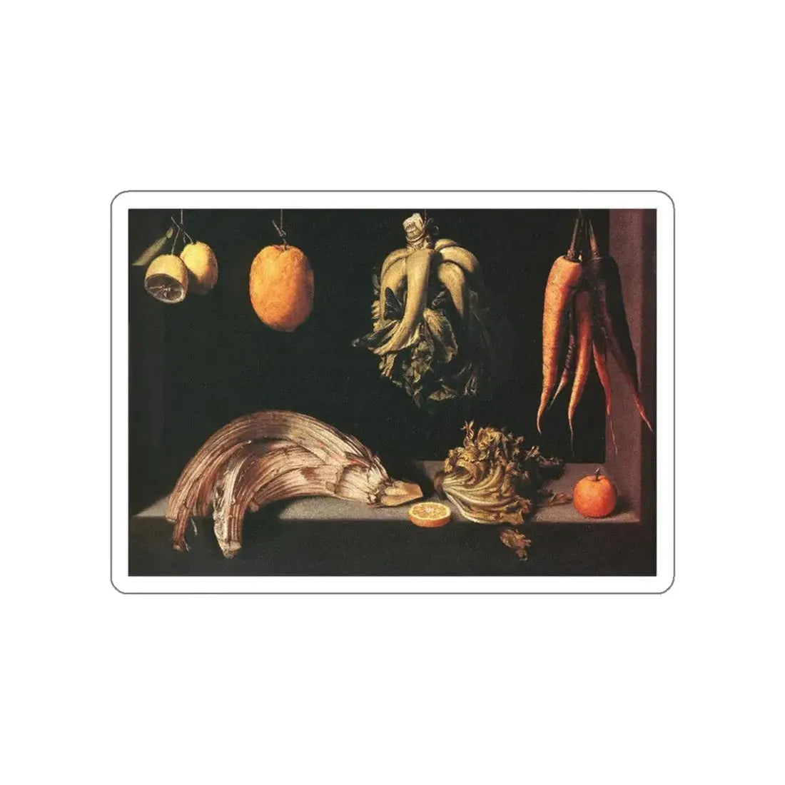 SANCHEZ COTAN, Juan - Still-life (Artwork) STICKER Vinyl Die-Cut Decal - The Sticker Space