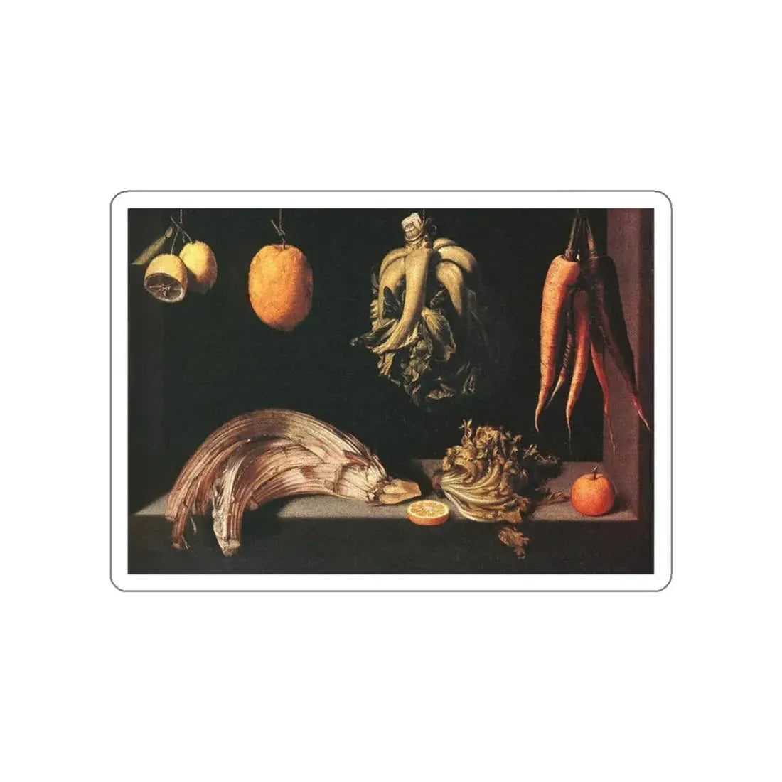 SANCHEZ COTAN, Juan - Still-life (Artwork) STICKER Vinyl Die-Cut Decal - The Sticker Space