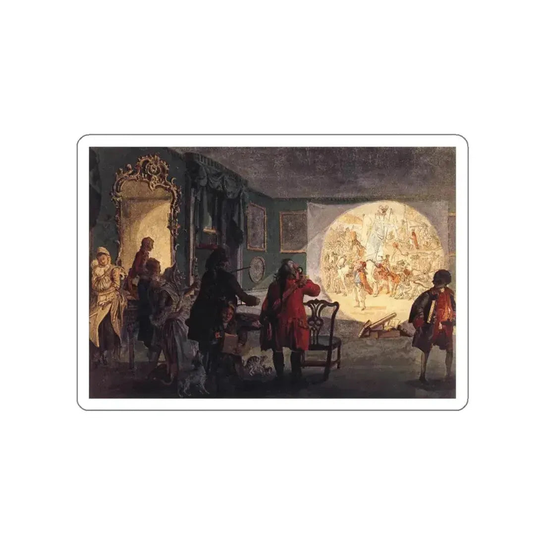 SANDBY, Paul - The Laterna Magica (Artwork) STICKER Vinyl Die-Cut Decal White Die-Cut 4 Inch - The Sticker Space