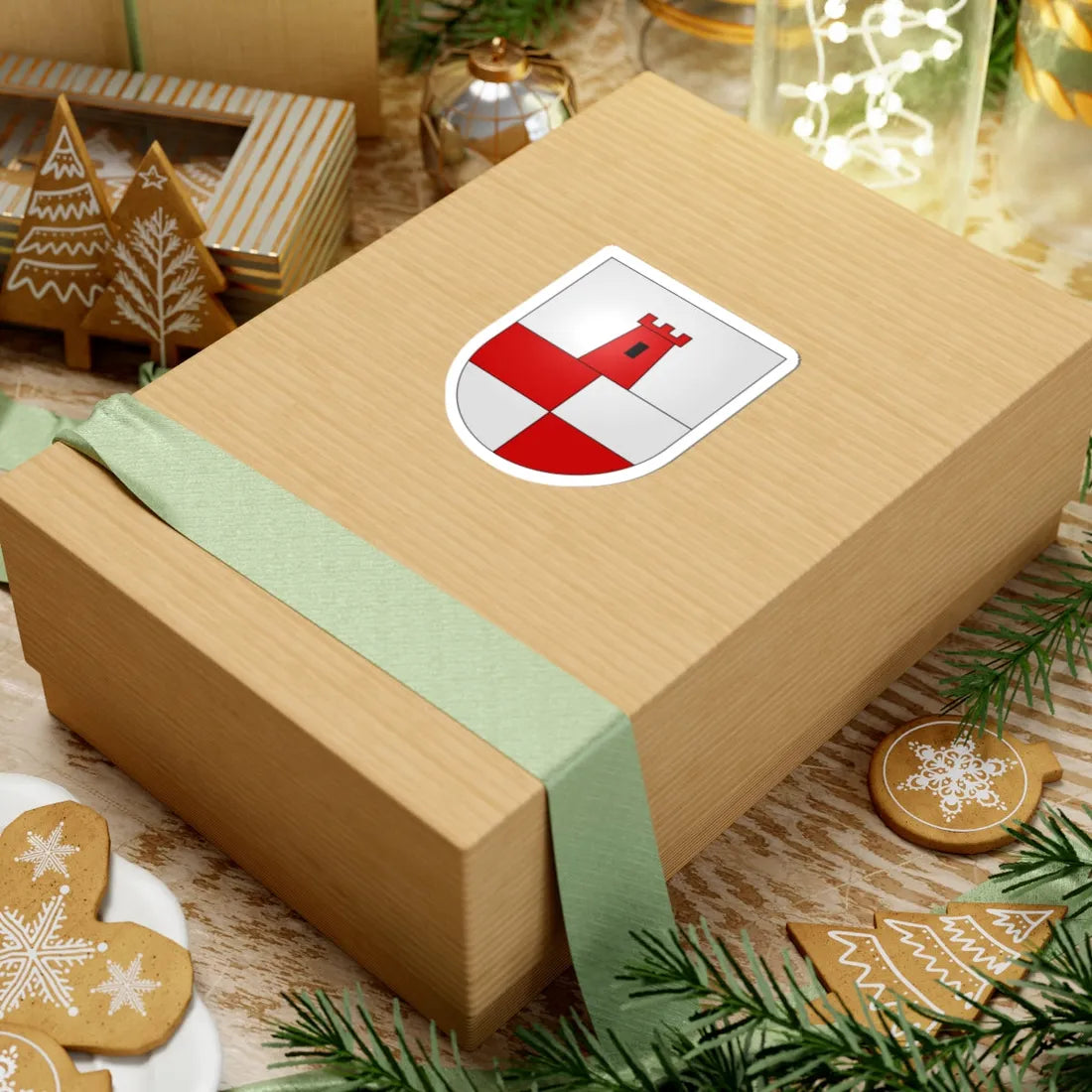 SanNazarro-coat of arms (Switzerland) (Coat of Arms) STICKER Vinyl Kiss-Cut Decal - The Sticker Space