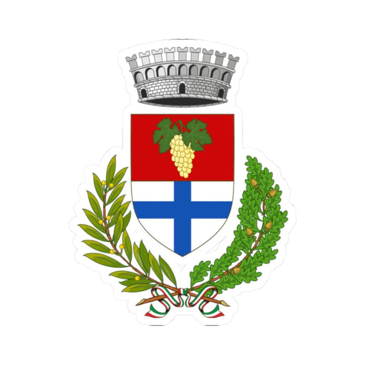 Sannicola-Stemma (Italy) (Coat of Arms) STICKER Vinyl Kiss-Cut Decal 2 Inch White - The Sticker Space