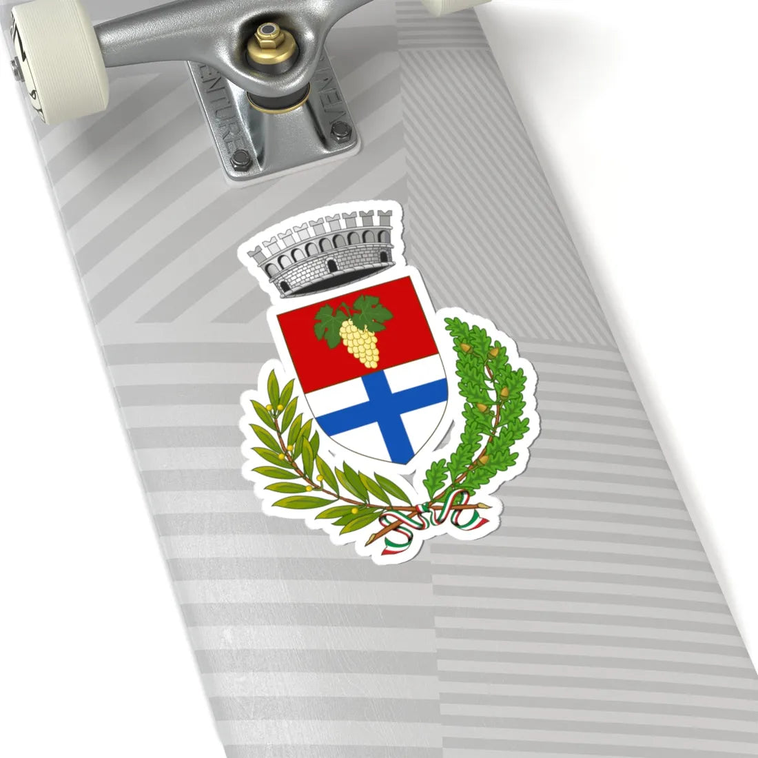 Sannicola-Stemma (Italy) (Coat of Arms) STICKER Vinyl Kiss-Cut Decal - The Sticker Space