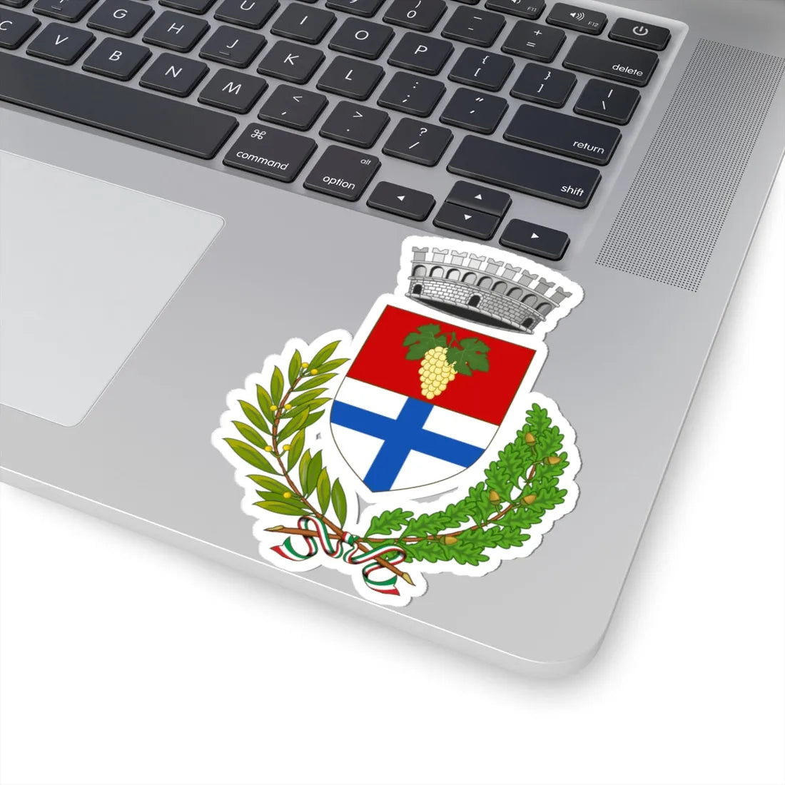 Sannicola-Stemma (Italy) (Coat of Arms) STICKER Vinyl Kiss-Cut Decal - The Sticker Space