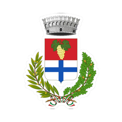 Sannicola-Stemma2 (Italy) (Coat of Arms) STICKER Vinyl Kiss-Cut Decal 2 Inch White - The Sticker Space