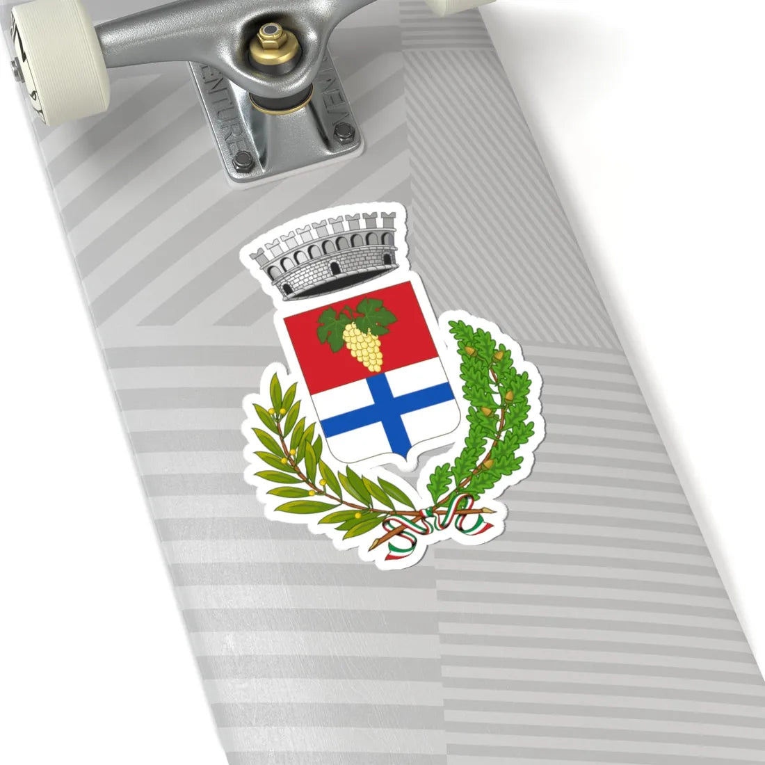 Sannicola-Stemma2 (Italy) (Coat of Arms) STICKER Vinyl Kiss-Cut Decal - The Sticker Space