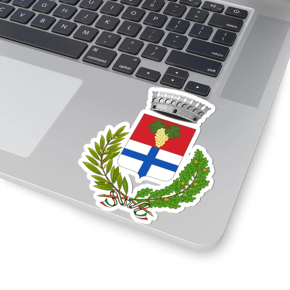Sannicola-Stemma2 (Italy) (Coat of Arms) STICKER Vinyl Kiss-Cut Decal - The Sticker Space