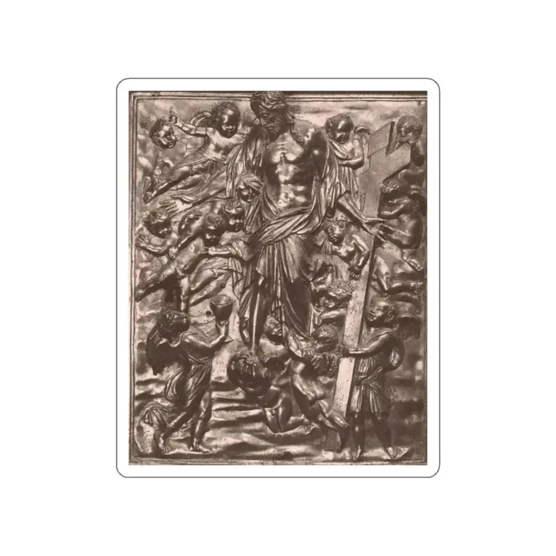 SANSOVINO, Jacopo - Allegory of Redemption (Artwork) STICKER Vinyl Die-Cut Decal White Die-Cut 2 Inch - The Sticker Space