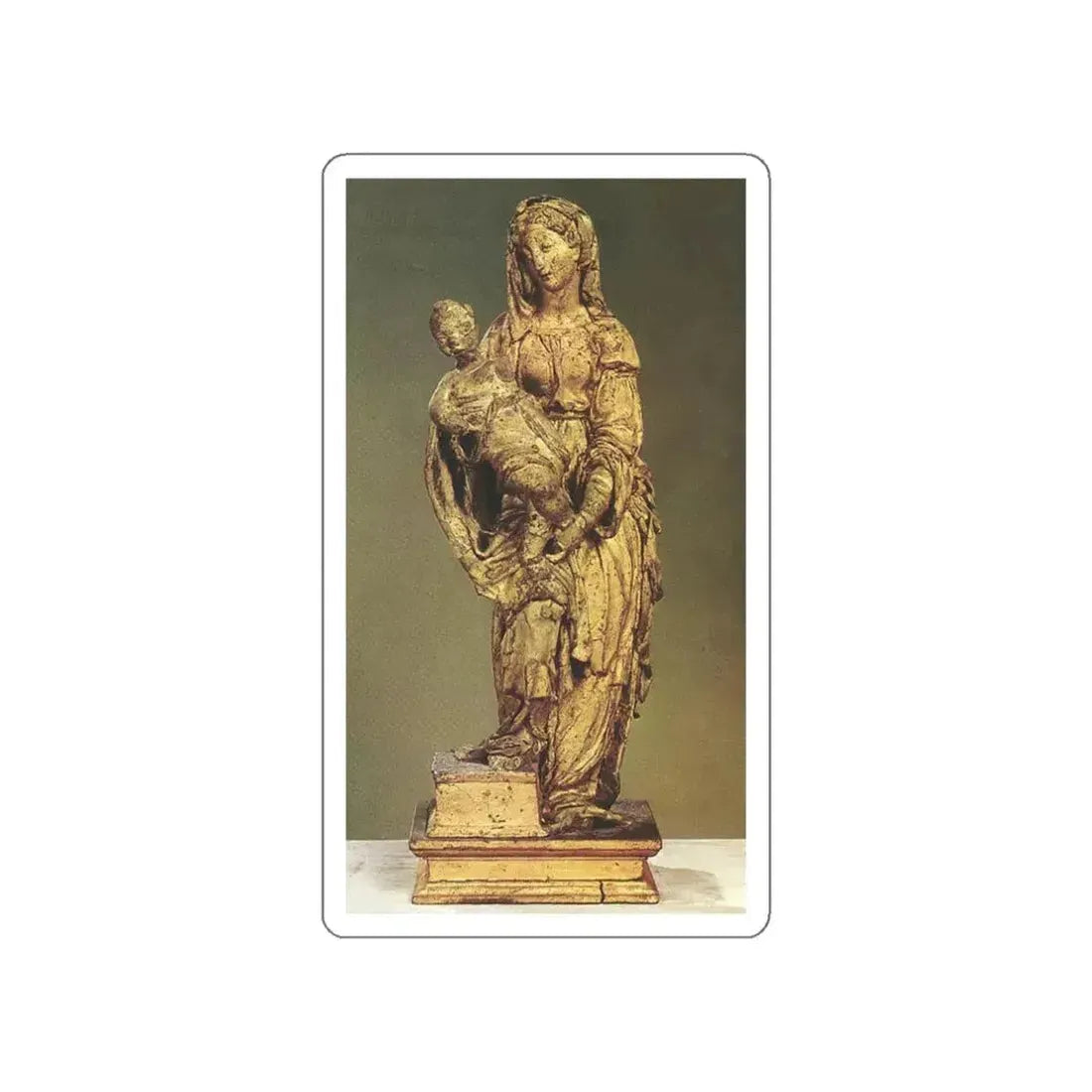 SANSOVINO, Jacopo - Madonna and Child (Artwork) STICKER Vinyl Die-Cut Decal White Die-Cut 3 Inch - The Sticker Space