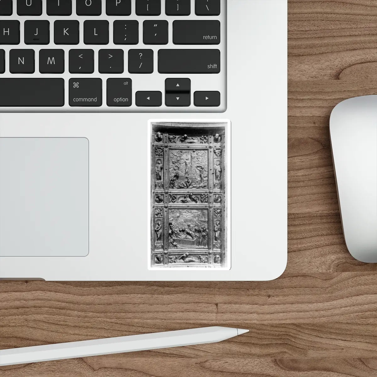 SKU:10739232715078356598 Sticker types:White Shape:Die-Cut Sizes:4" × 4"
