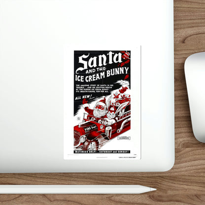 Santa and the Ice Cream Bunny 1972 Movie Poster STICKER Vinyl Die-Cut Decal-The Sticker Space
