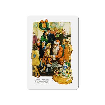 Santa Claus Had Red Hair, Good Housekeeping, December 1932 (Magazine Illustration) Refrigerator Magnet-5 Inch-The Sticker Space