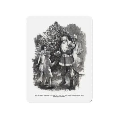 Santa Claus Sahib (2), St. Nicholas magazine, January 1927 (Magazine Illustration) Refrigerator Magnet - The Sticker Space