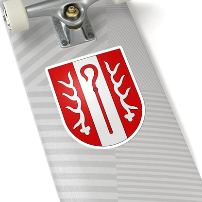 SantAbbondio-coat of arms (Switzerland) (Coat of Arms) STICKER Vinyl Kiss-Cut Decal - The Sticker Space