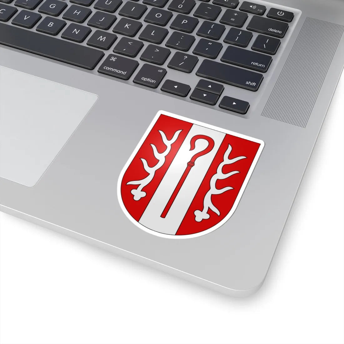 SantAbbondio-coat of arms (Switzerland) (Coat of Arms) STICKER Vinyl Kiss-Cut Decal - The Sticker Space