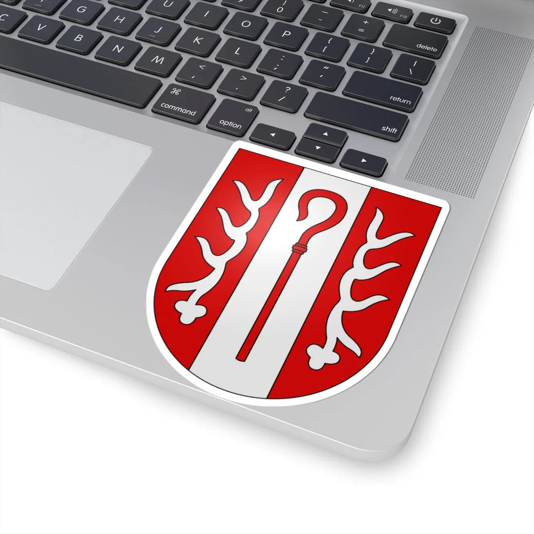 SantAbbondio-coat of arms (Switzerland) (Coat of Arms) STICKER Vinyl Kiss-Cut Decal - The Sticker Space