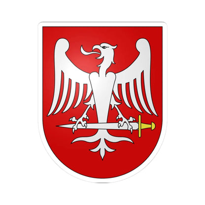 SantAntonino-coat of arms (Switzerland) (Coat of Arms) STICKER Vinyl Kiss-Cut Decal 3 Inch White - The Sticker Space