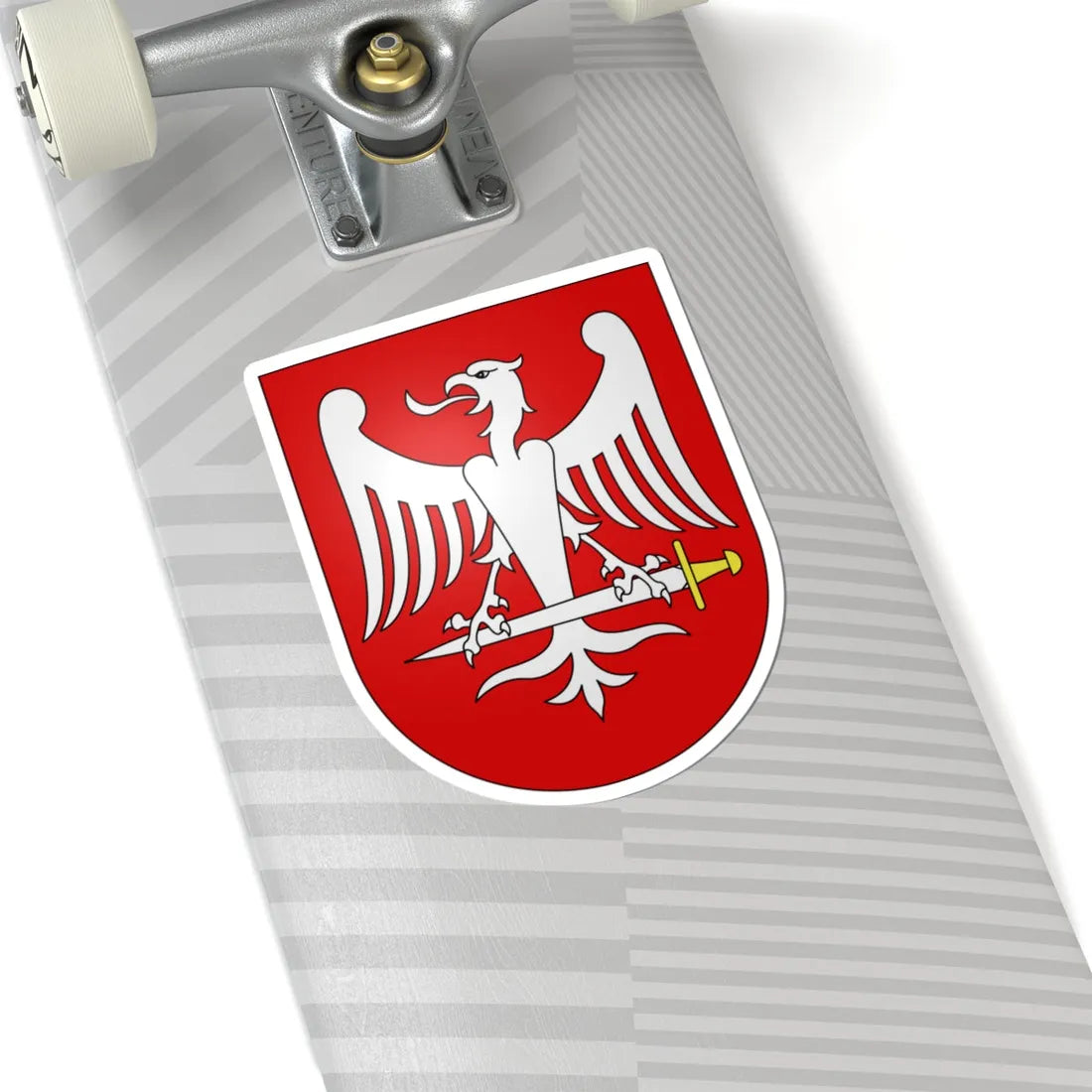 SantAntonino-coat of arms (Switzerland) (Coat of Arms) STICKER Vinyl Kiss-Cut Decal - The Sticker Space