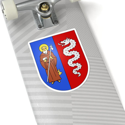 SantAntonio-coat of arms (Switzerland) (Coat of Arms) STICKER Vinyl Kiss-Cut Decal - The Sticker Space