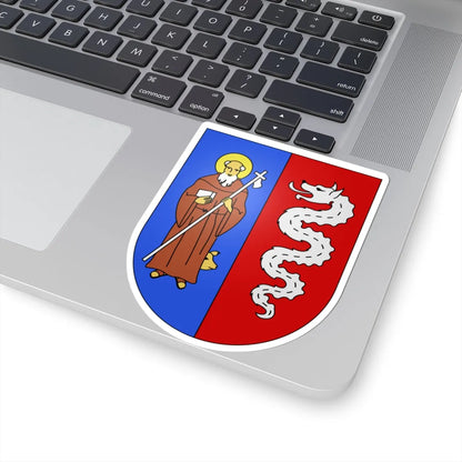 SantAntonio-coat of arms (Switzerland) (Coat of Arms) STICKER Vinyl Kiss-Cut Decal - The Sticker Space